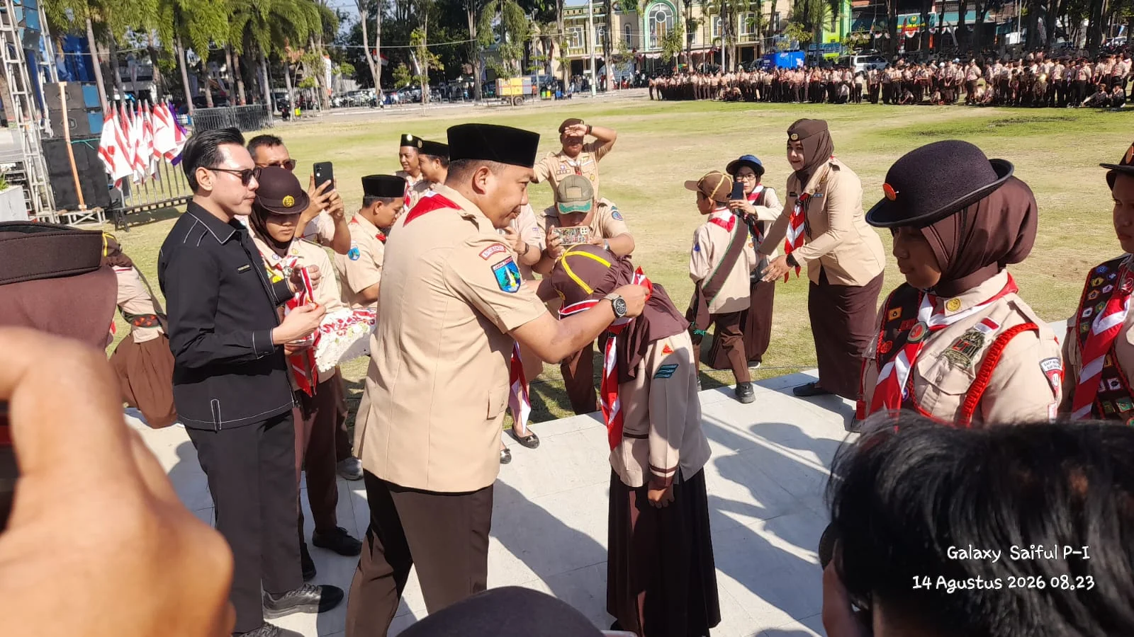 Apel Besar Peringatan Hari Pramuka Ke-65 Kabupaten Situbondo Tahun 2026